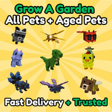 Grow A Garden (NEW PETS) ? - All Pets | Aged Pets | Rainbow - Fast Delivery