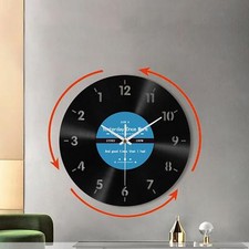 Backwards Wall Clock 12"