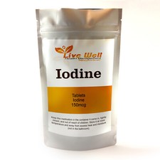 Iodine 120 Tablets 150mcg High