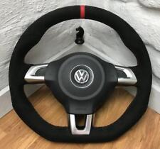 Genuine VW Alcantara Flat bottom steering wheel, Golf MK6 T5 T5.1 T6 SRS etc. 1B