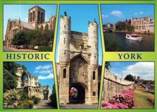 Postcard HISTORIC HELLBILL YORK Sky Property Photograph Plant Green Wall AA01615