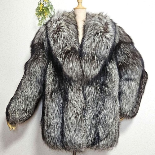 Saga fox silver - fox, fur