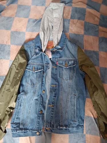 Denim blue levis jacket - blue,