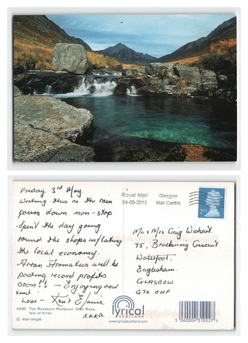Postcard the rosaburn - the,
