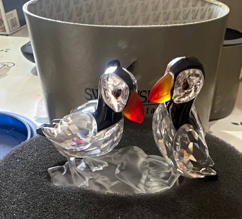 Swarovski crystal puffin - swarovski,
