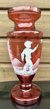 Vintage Mary Gregory Cranberry