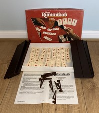 Vintage 1991 Rummikub Word Tile Game Spears Games 2-4 plates 8+ complete
