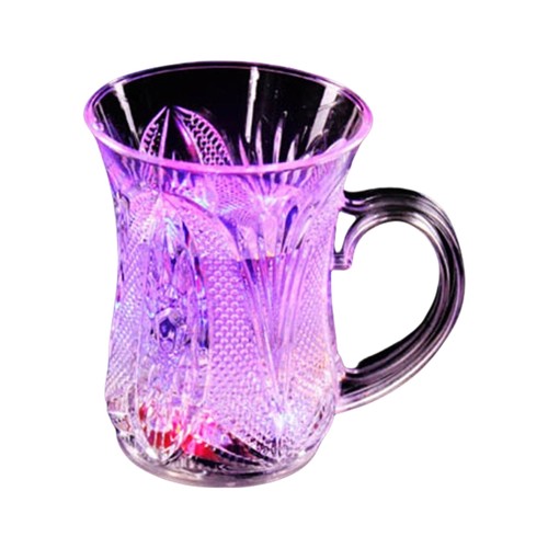 Colorful glowing cups - colorful,