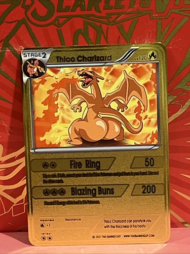 Pokemon inspired metal - inspired, card