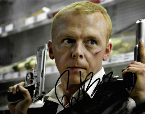 Simon pegg autograph - pegg,
