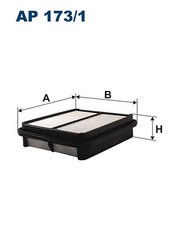 AIR FILTER FILTRON AP 173/1