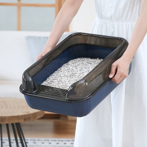 Large cat litter tray pet - cat,