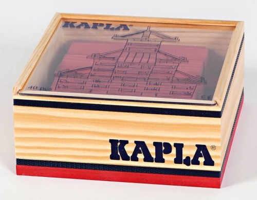 Kapla the squares red - kapla, 40