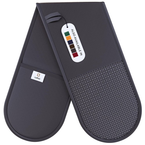 Grey oven gloves - oven,