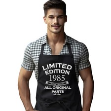 40th Birthday BBQ Cooking Kitchen Apron 40 Years Old Born 1985 Gift All Original