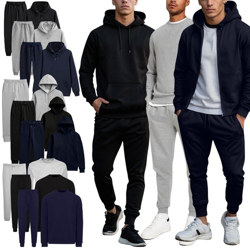 Mens tracksuit set fleece 2pcs - tracksuit,