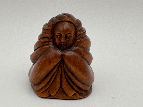 Antique japanese wood netsuke - antique,