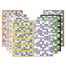 [Set of 10] 600 Bingo Tickets