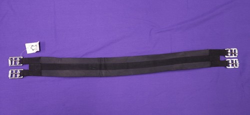 Black padded straight cut - black,
