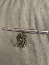 Ring Sizer Gauge Jewelers Finger Sizing Jewelry Tool A To Z Wide Metal Tool UK 