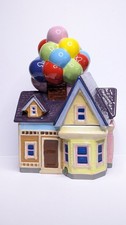 Genuine Disney Up Carl Ellie’s Balloon House Cookie Jar + Original Sticker NICE