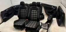 VOLKSWAGEN GOLF MK7 5G (2015) GTD FULL SET INTERIOR FABRIC SEATS  & DOOR CARDS