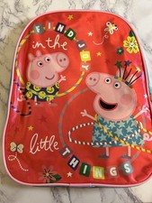 Peppa Pig Find Joy Backpack Toddlers Character School Bag Travel Rucksack Girls
