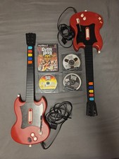 2x Sony PS2 Guitar Hero Red
