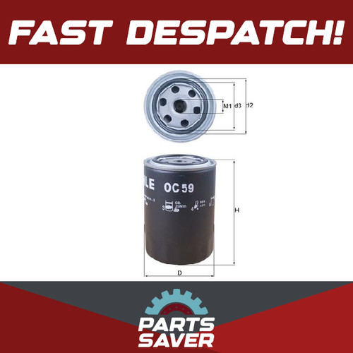 Oil filter oc59 - filter, 1739617