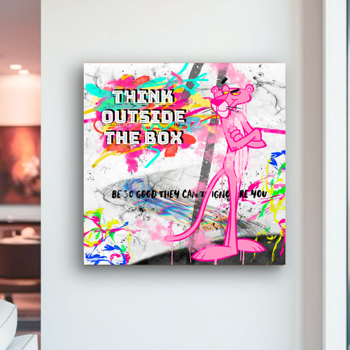 White pop art - white, canvas