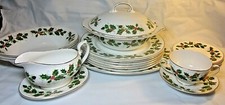 Christmas Noel Pattern Royal Grafton Vintage Fine China only 9 Pieces remain