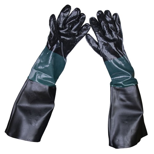 Sealey shot blasting gauntlets - blasting,