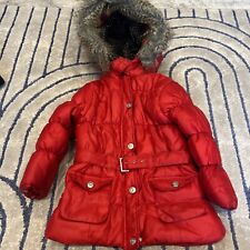 Girls Designer Red Tutto Piccolo Coat