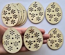 10 or 20 Wooden FLOWER EASTER