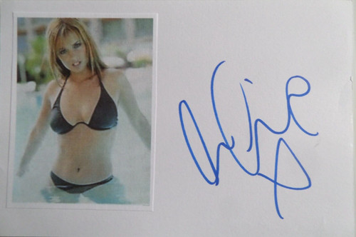 Louise redknapp autograph - louise,