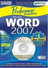 Professor Teaches Microsoft Word 2007 Video Games Windows XP (2006)