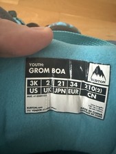 UK 2 Unisex Grom BOA Burton