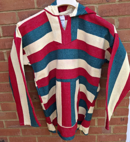 Baja style hooded long - , sleeve