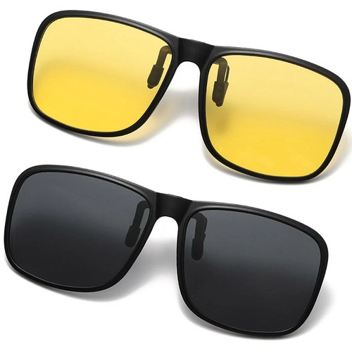 Polarized clip sunglasses - clip,