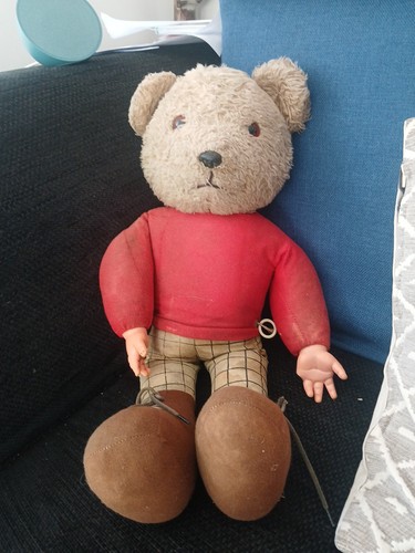 Very large vintage - rupert, bear