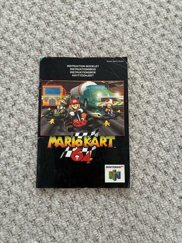 Mario kart manual - mario, 64