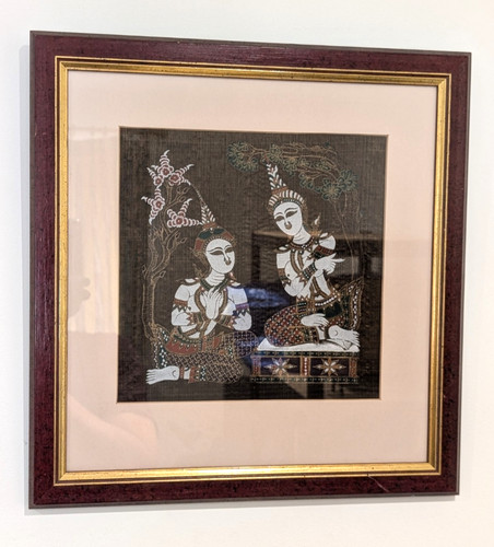 Vintage thai framed - thai, art