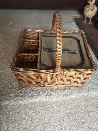 Vintage wicker wine and - vintage,