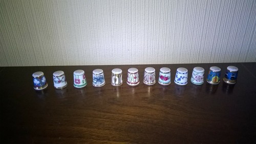 Minton bicentenary thimbles - minton,