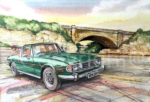 Triumph stag rare green 1970 - rare,