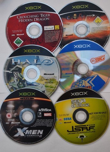 Original xbox disc - only, games