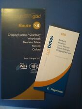 Bus Timetable Stagecoach Gold S3 2017 plus 488/489 May 2015 Chipping Norton