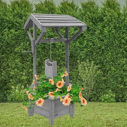 Aamen wooden wishing wells for - wooden,