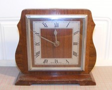 Vintage Goblin Art Deco  Electric Mantle Clock For Repair 19 x 9 x 17.5cm high