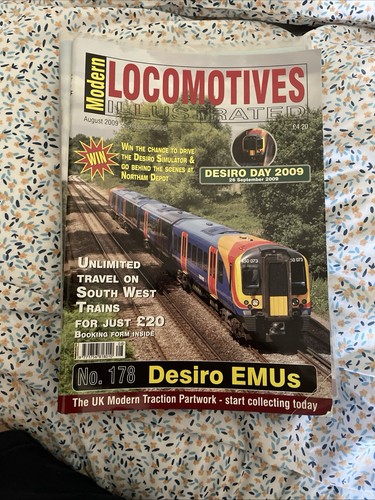 Modern locomotives illustrated - modern,
